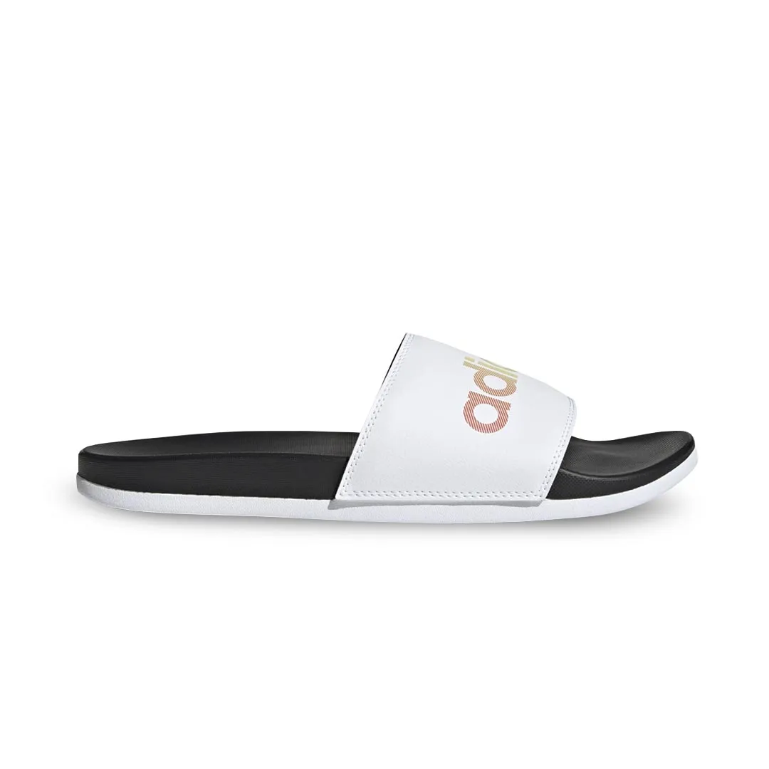 Adidas Mens Adilette Comfort Slides - Premium Cushioned Slip-On Sandals (H02488)