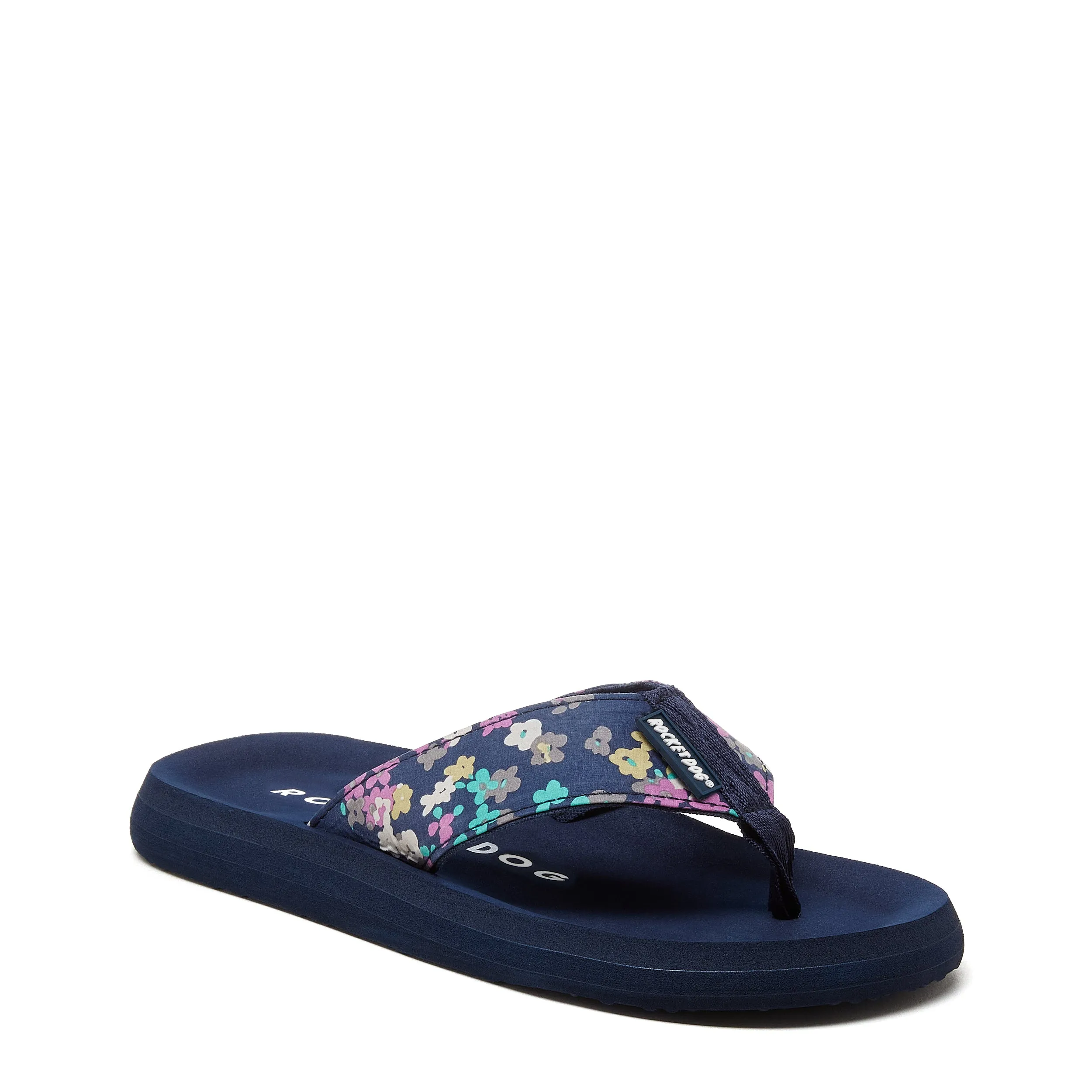 Adios Navy Multi Recycled Cotton Flip-Flops