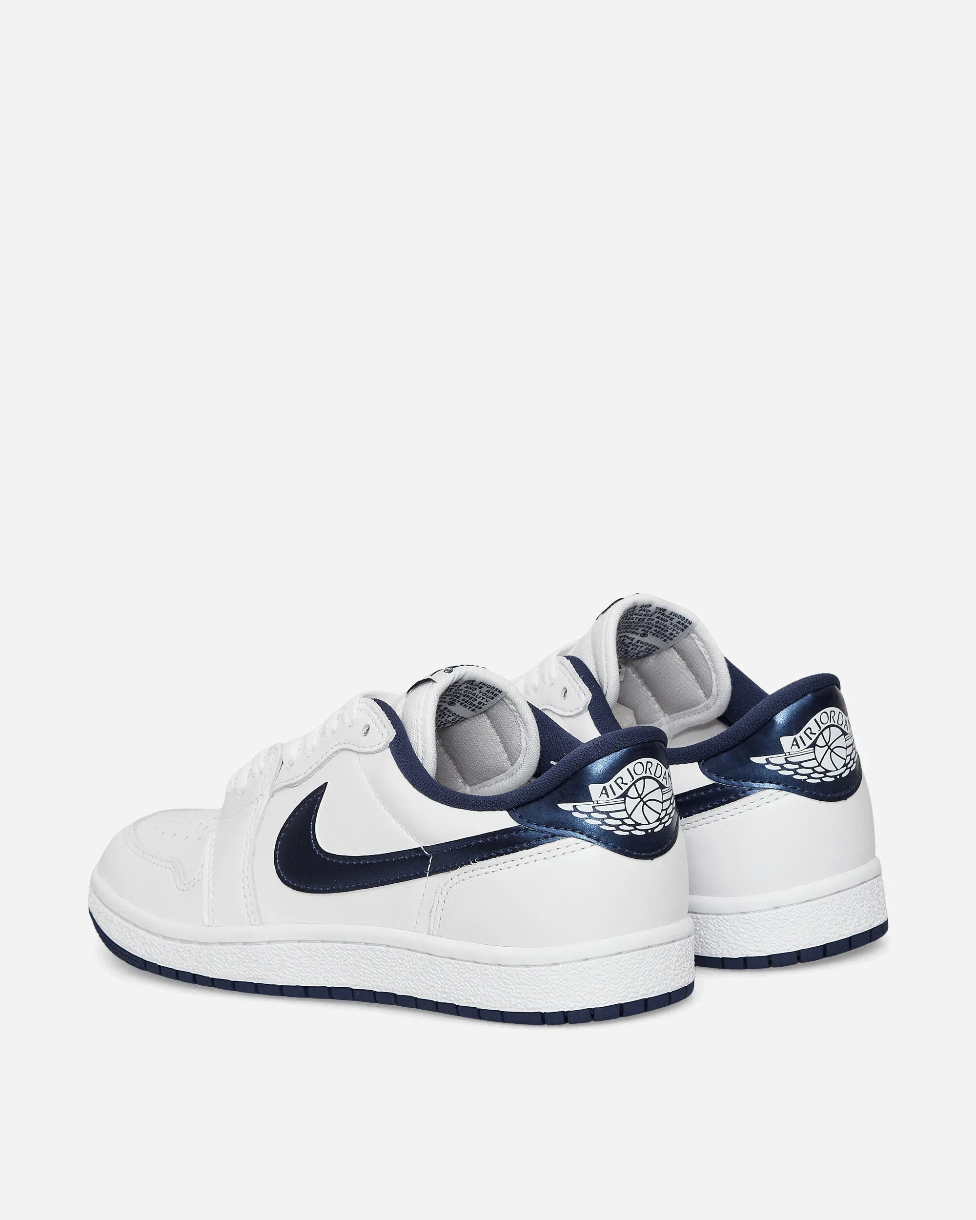 Air Jordan 1 Low Sneakers  White / Navy