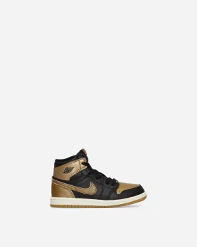 Air Jordan 1 Retro High OG (TD) Sneakers Black / Gold