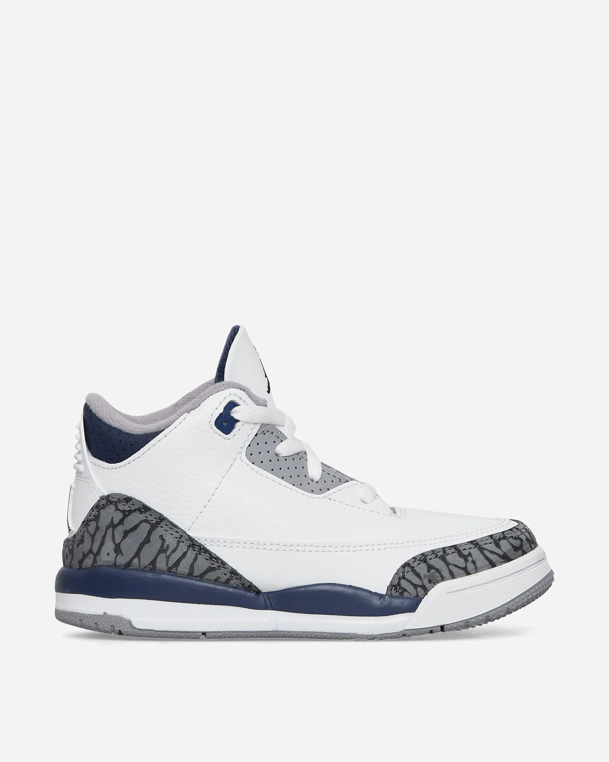 Air Jordan 3 Retro (TD) Sneakers White / Midnight Navy