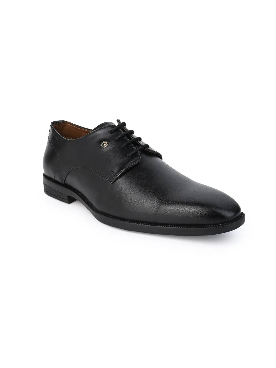 Alberto Torresi Black Laceup formal Shoes