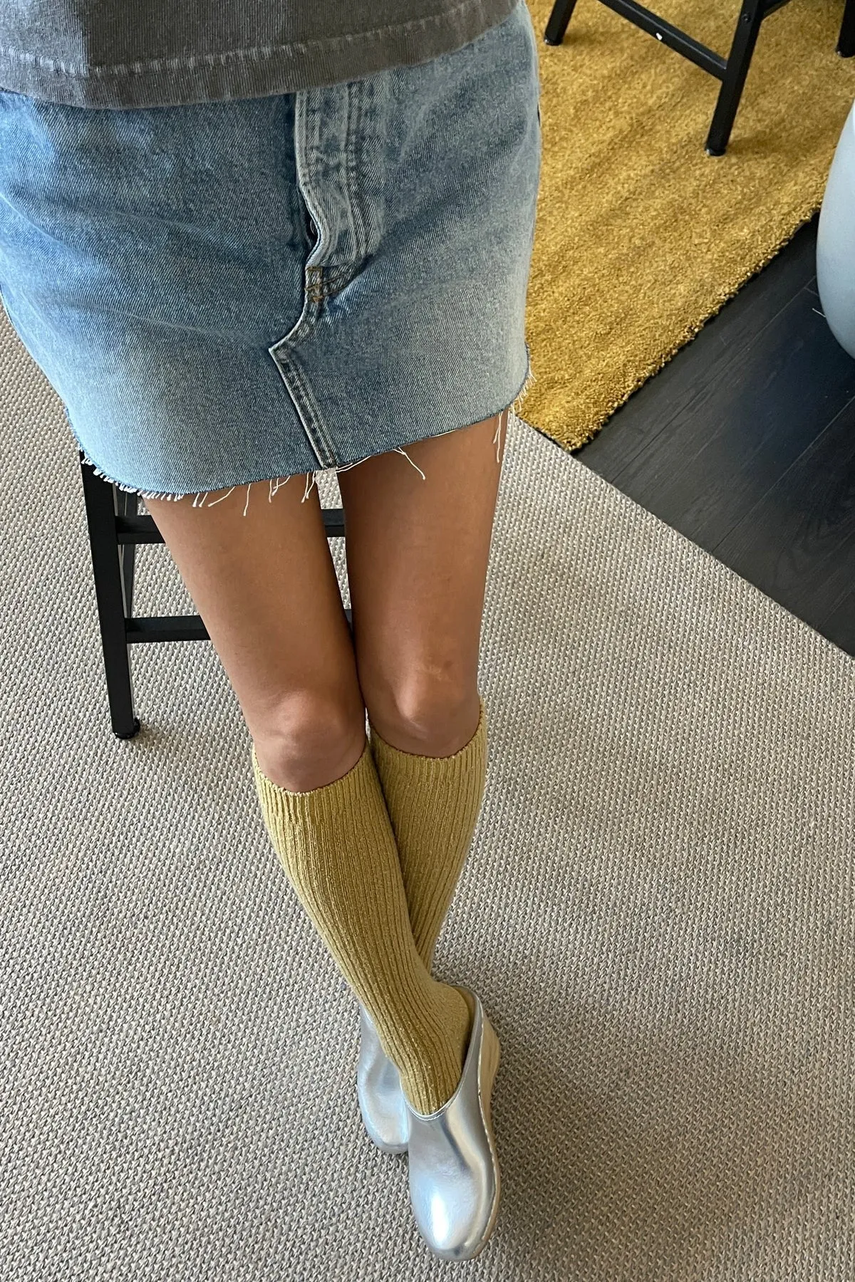 Arctic Socks in Mustard