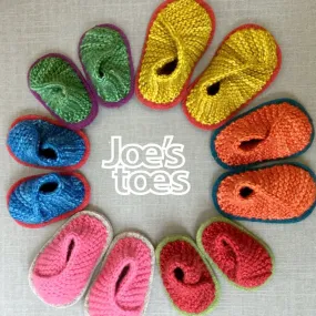 Baby Knitted Crossover Slipper Kit in Merino Worsted