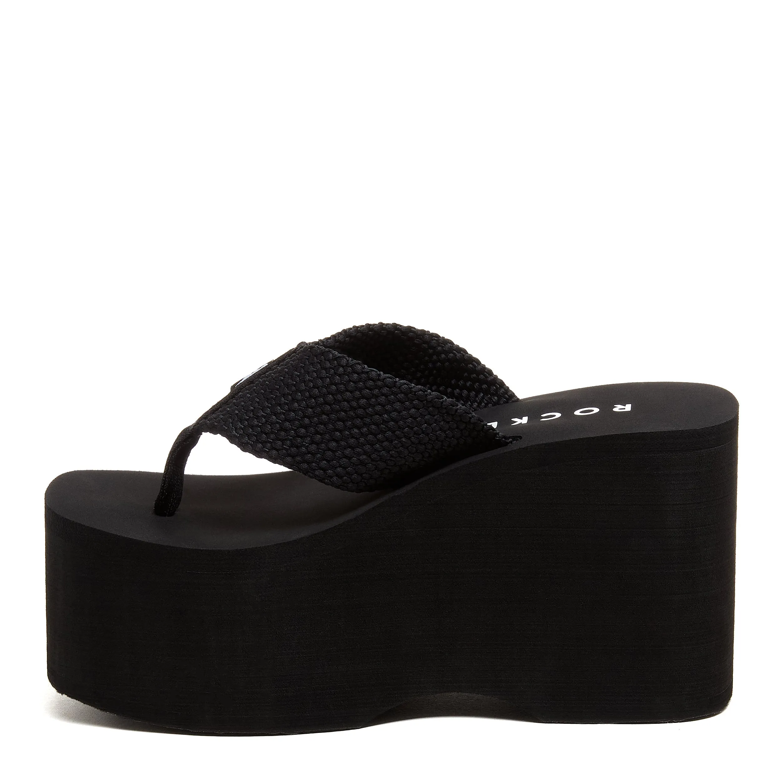 Bigtop Black Platform Flip Flop