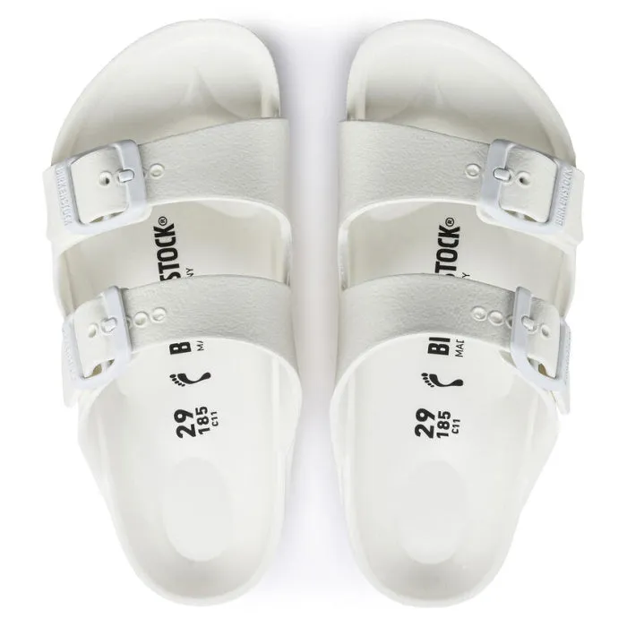 Birkenstock Kids EVA White Arizona Sandal Narrow Width