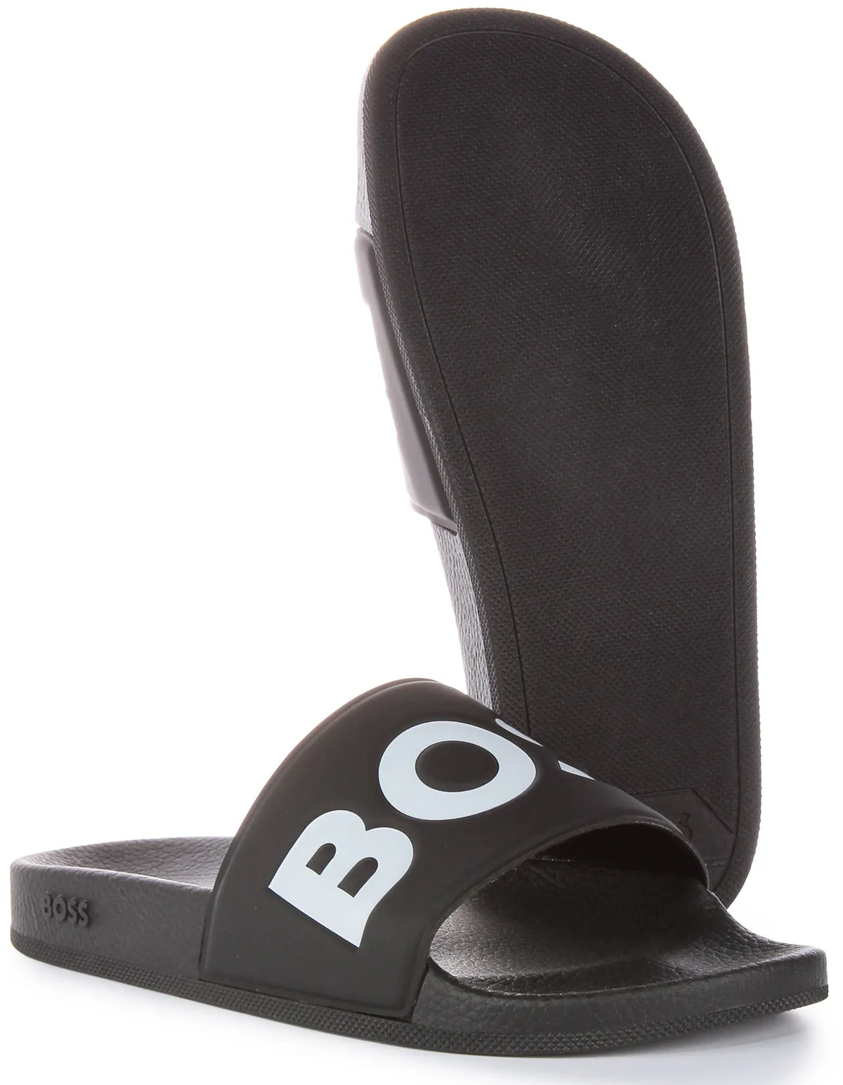 Boss Aryeh Slide In Black White For Men