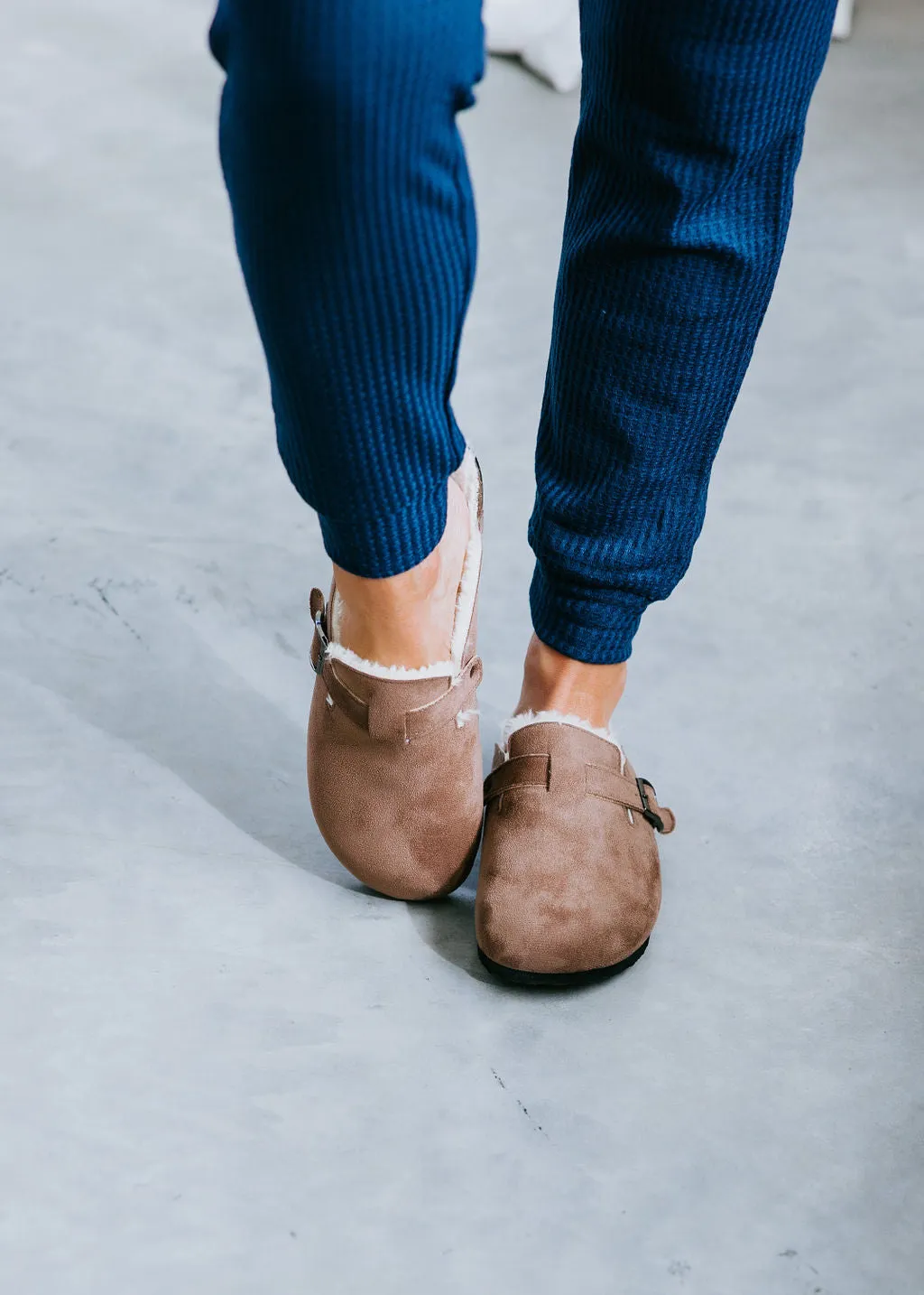 Bria Suede Clogs