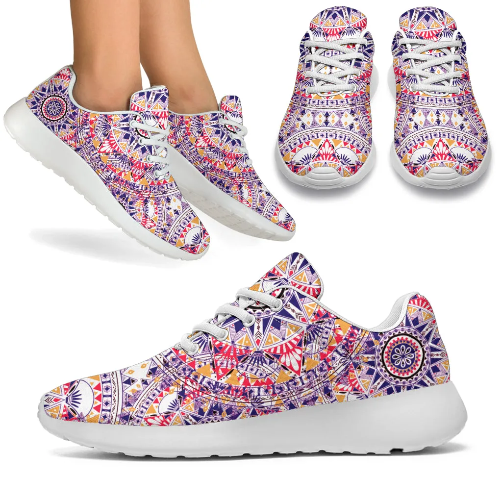 Colorful Mandala Sport Sneakers