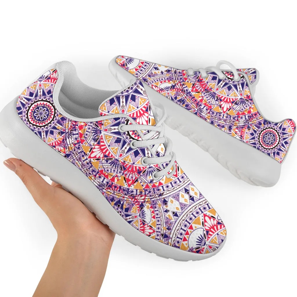 Colorful Mandala Sport Sneakers