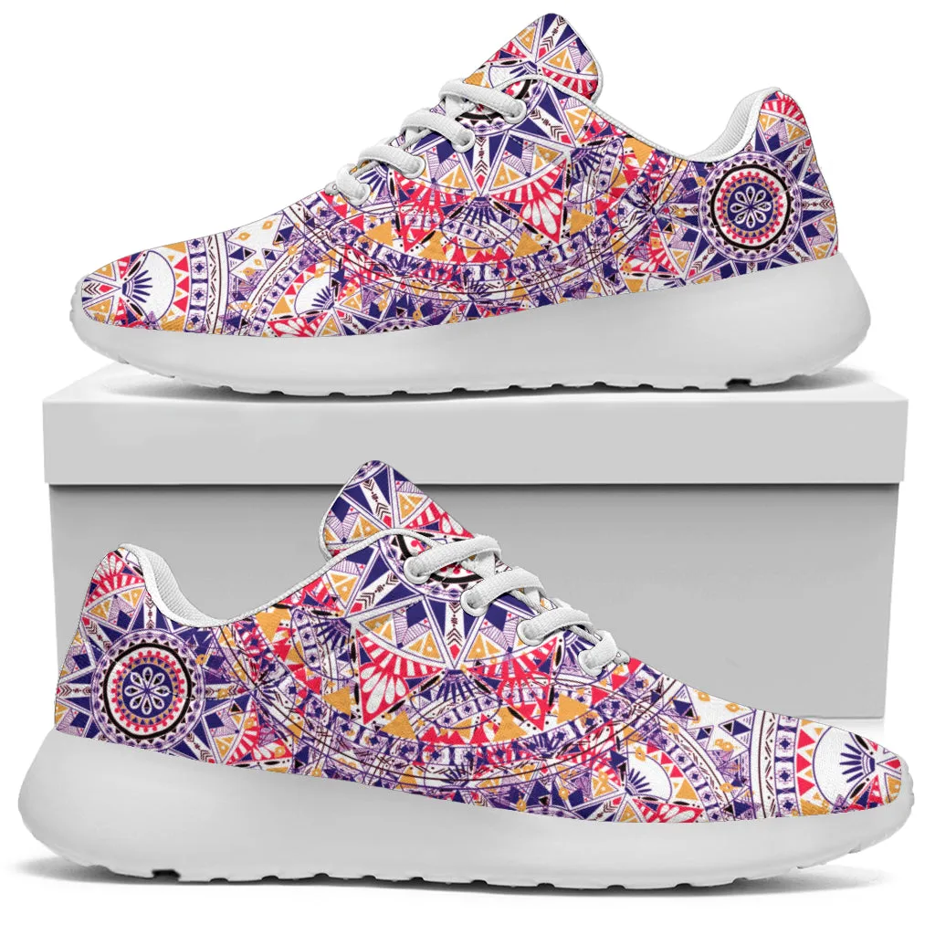 Colorful Mandala Sport Sneakers