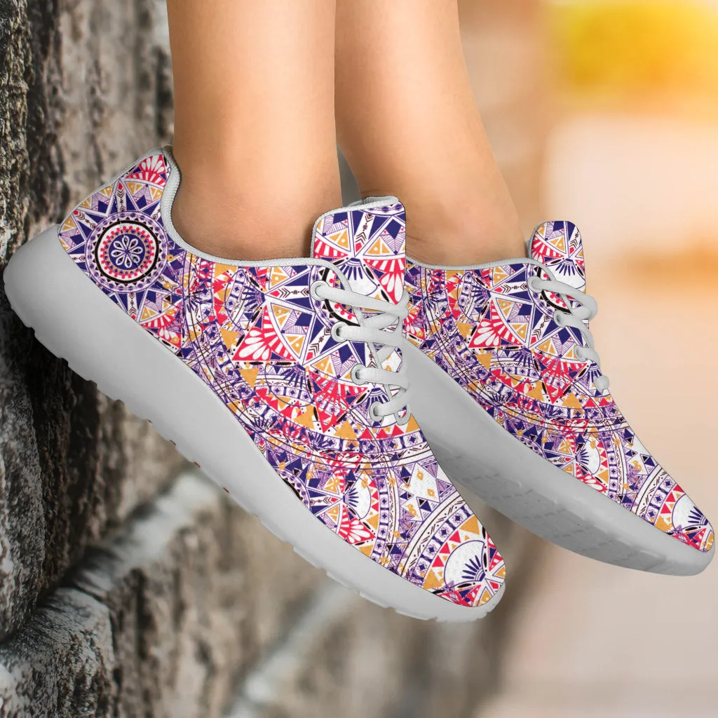 Colorful Mandala Sport Sneakers