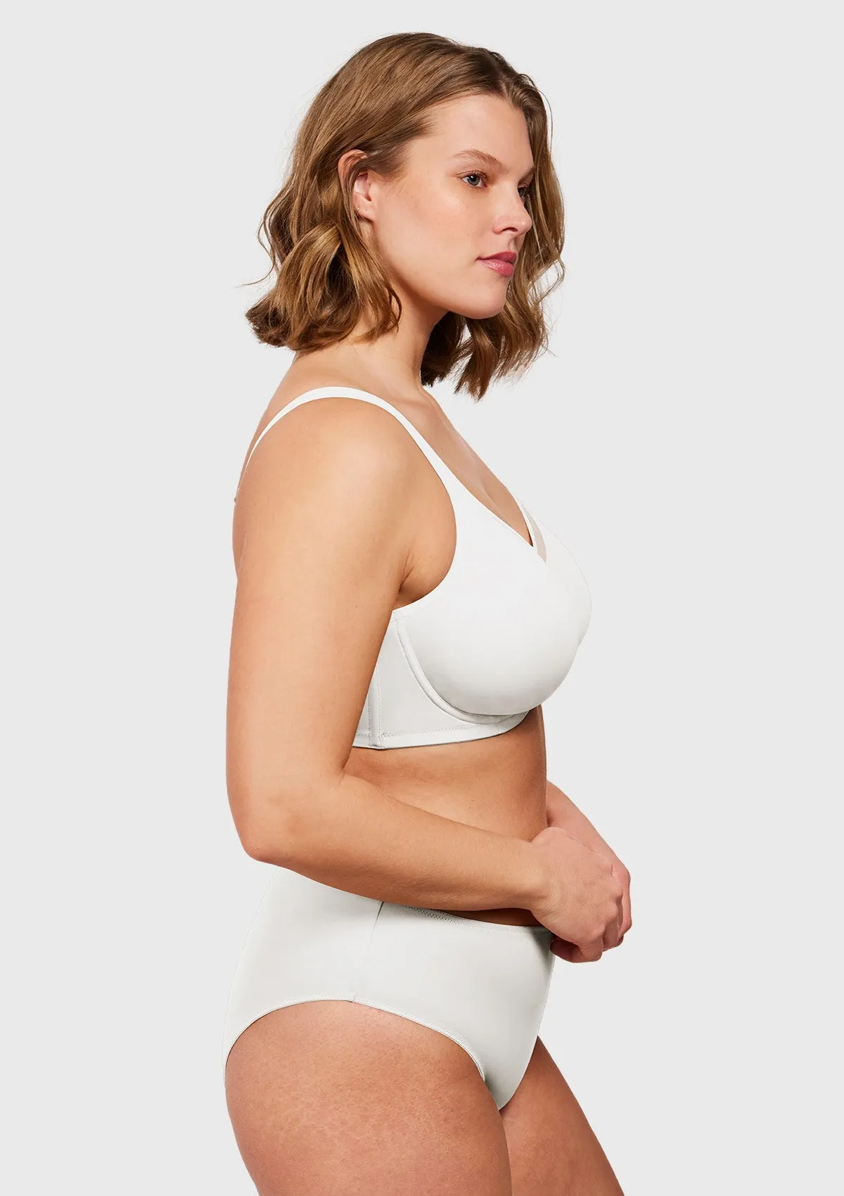 CoolComfort Smoothing Full Coverage Unlined Underwire Minimizer Bra