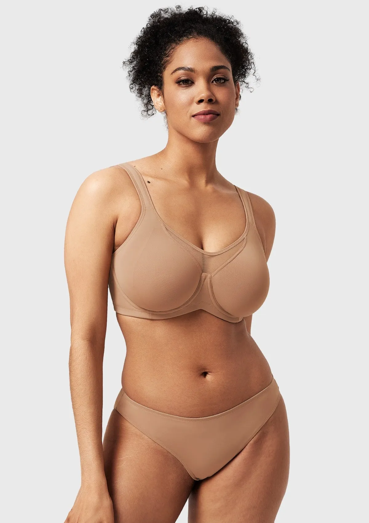 CoolComfort Smoothing Unlined Minimizer Underwire Bra