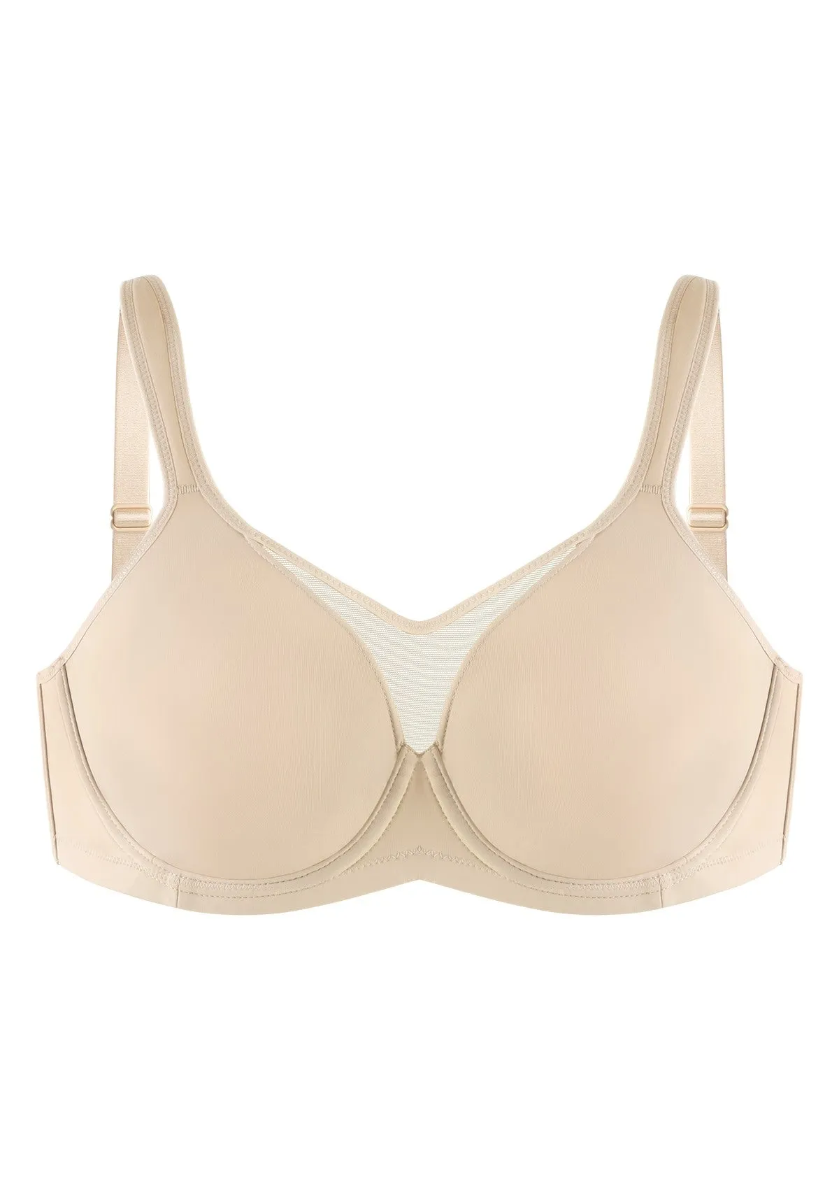 CoolComfort Smoothing Unlined Underwire Minimizer Bra