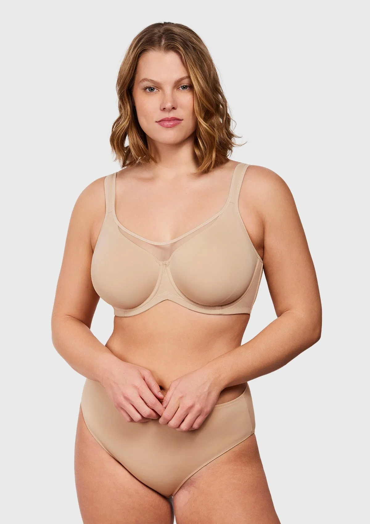 CoolComfort Smoothing Unlined Underwire Minimizer Bra