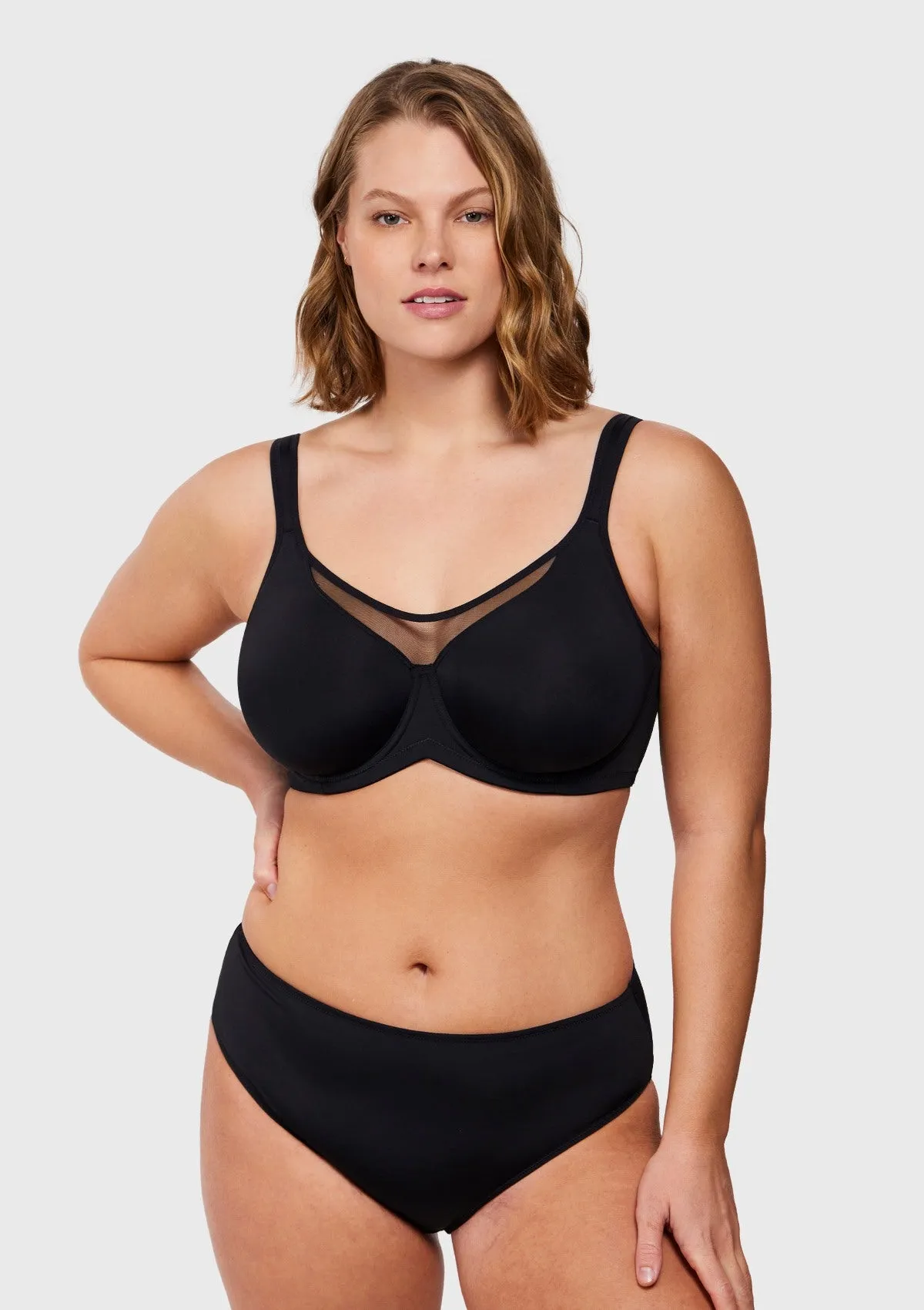 CoolComfort Smoothing Unlined Underwire Minimizer Bra