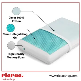 Cooling Memory Foam Gel Pillow- Soft