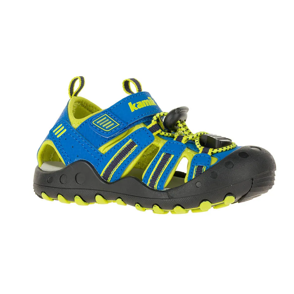 Crab Kid's Sandal - Strong Blue/Lime