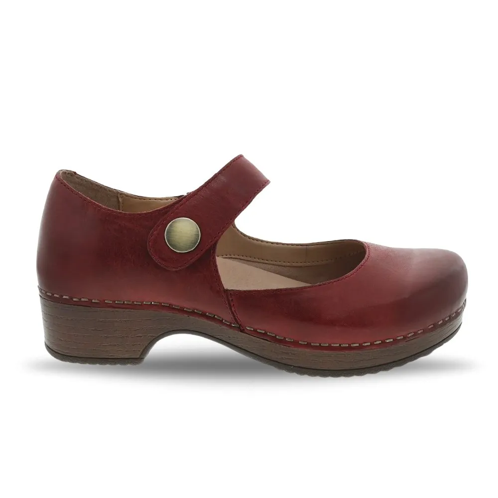 Dansko Women's Beatrice - Red Waxy Burnished