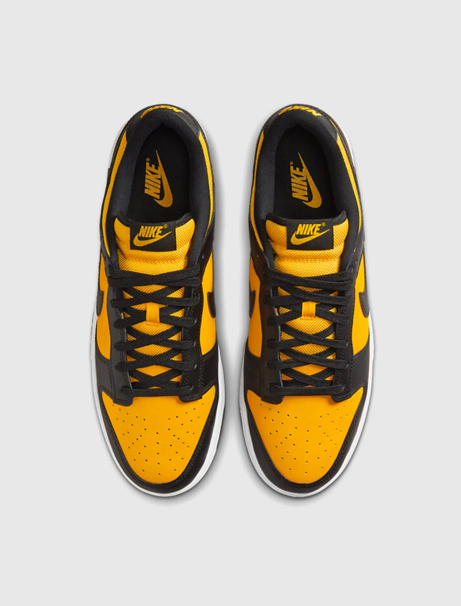 DUNK LOW "BLACK/UNIVERSITY GOLD"