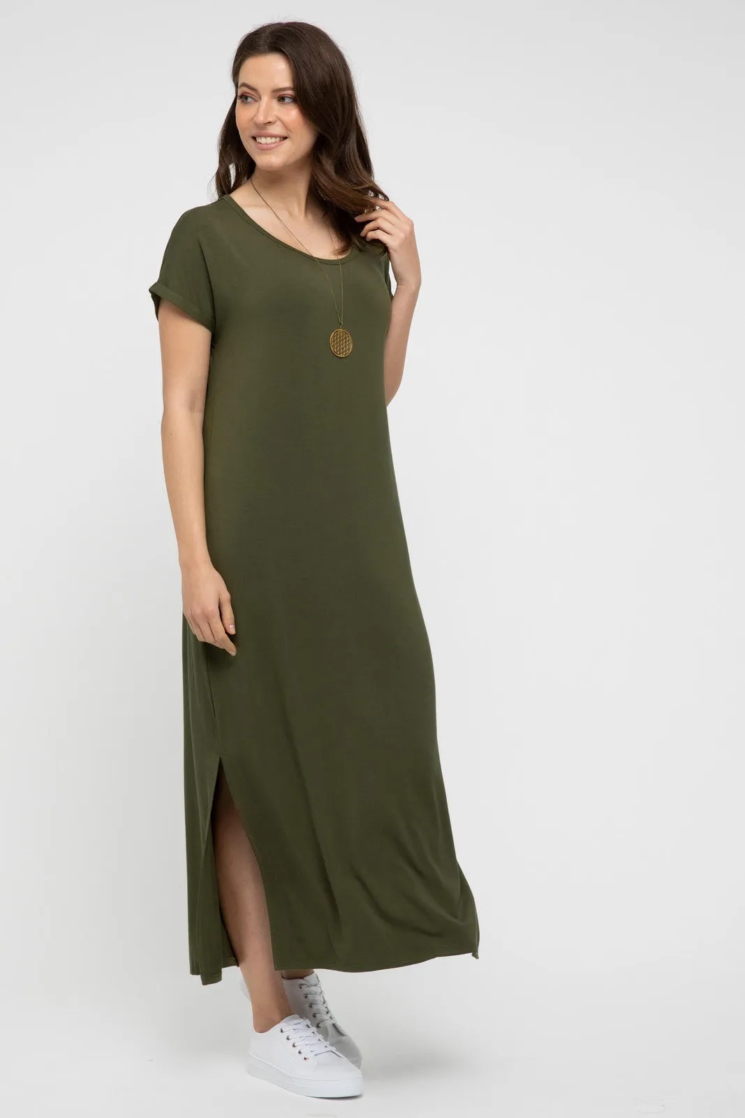 Elsie Dress - Dark Olive