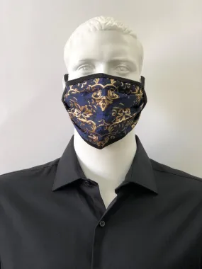 Fancy Face Mask 1761 Navy