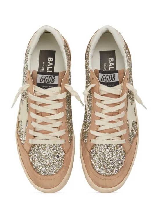 Golden Goose   20mm Ballstar glittered sneakers 