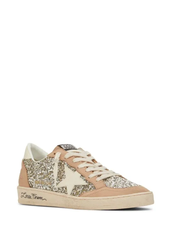 Golden Goose   20mm Ballstar glittered sneakers 