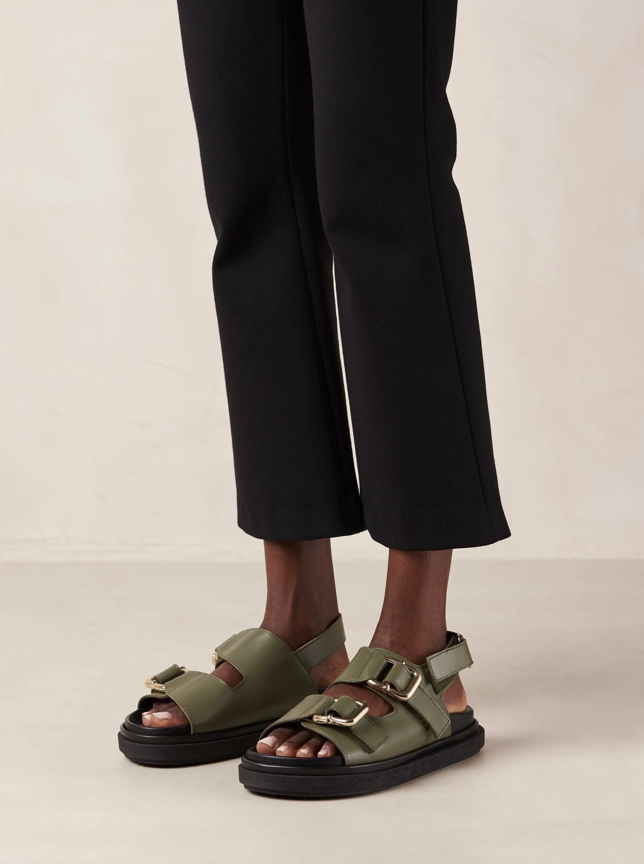 Harper Dusty Olive Sandal