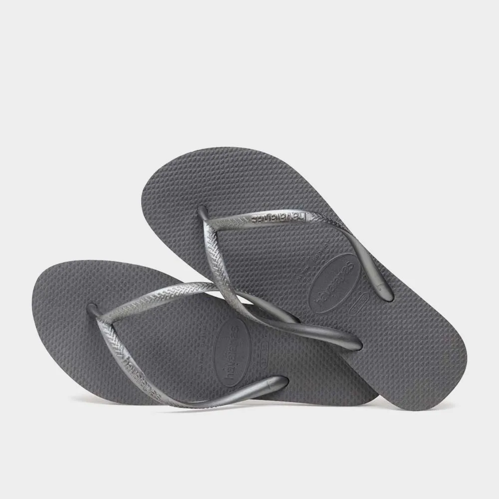 Havaianas Womens Slim Steel Thongs Grey _ 180106 _ Grey