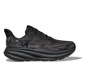 Hoka Clifton 9 Womens Road Running Shoes Black