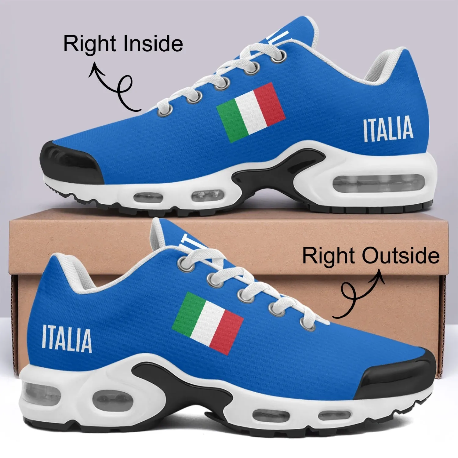 Italia Bounce Sneakers - Azure