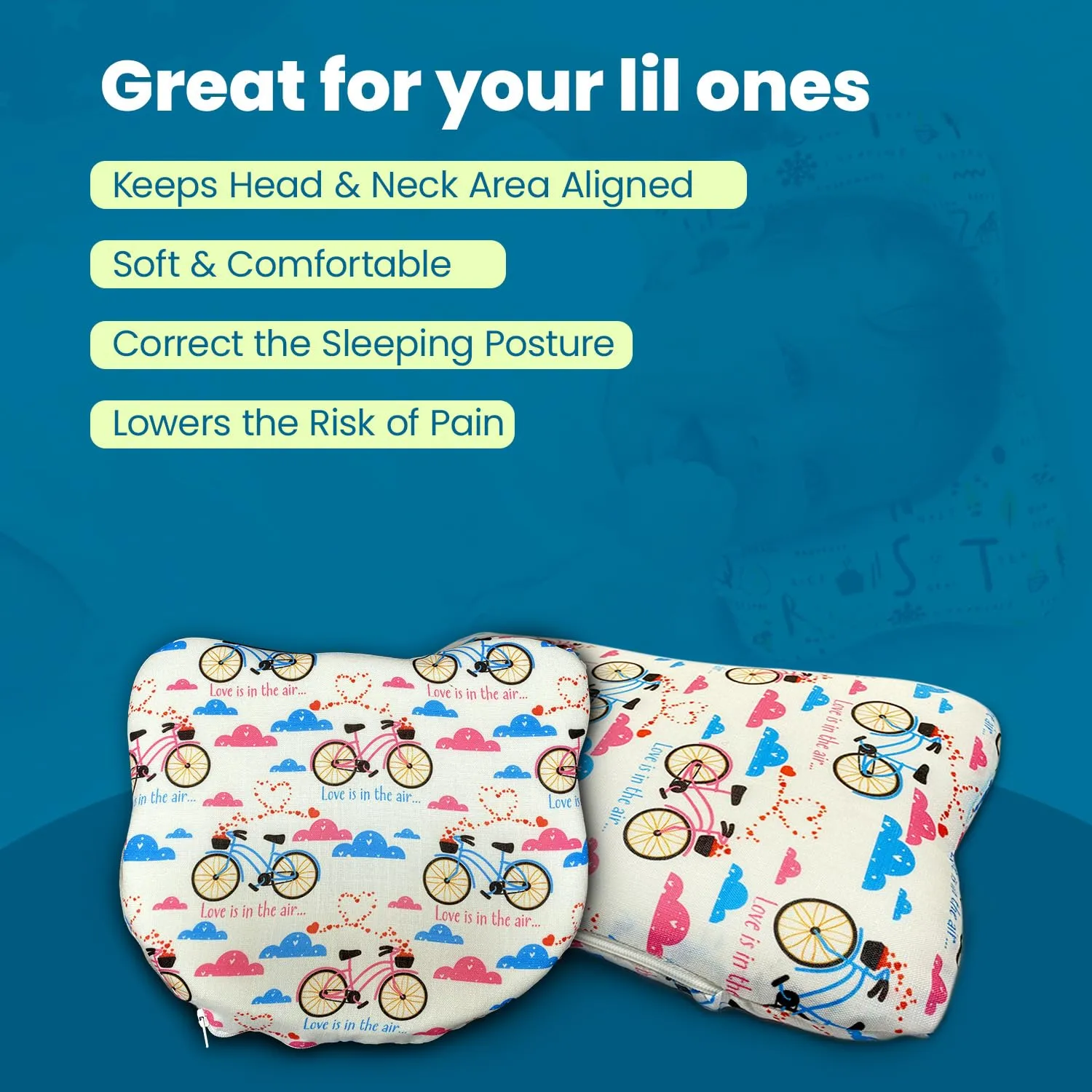 Kids Cycle Pillow (Combo)