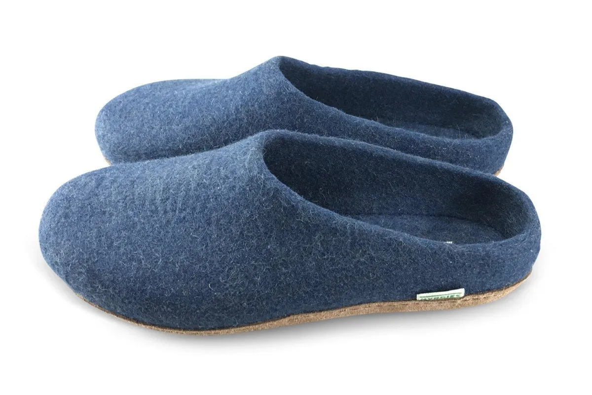 Kyrgies All Natural Molded Sole - Low Back - Heathered Navy Men's