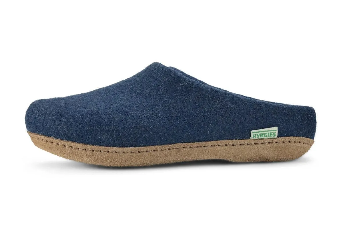 Kyrgies All Natural Molded Sole - Low Back - Heathered Navy Men's