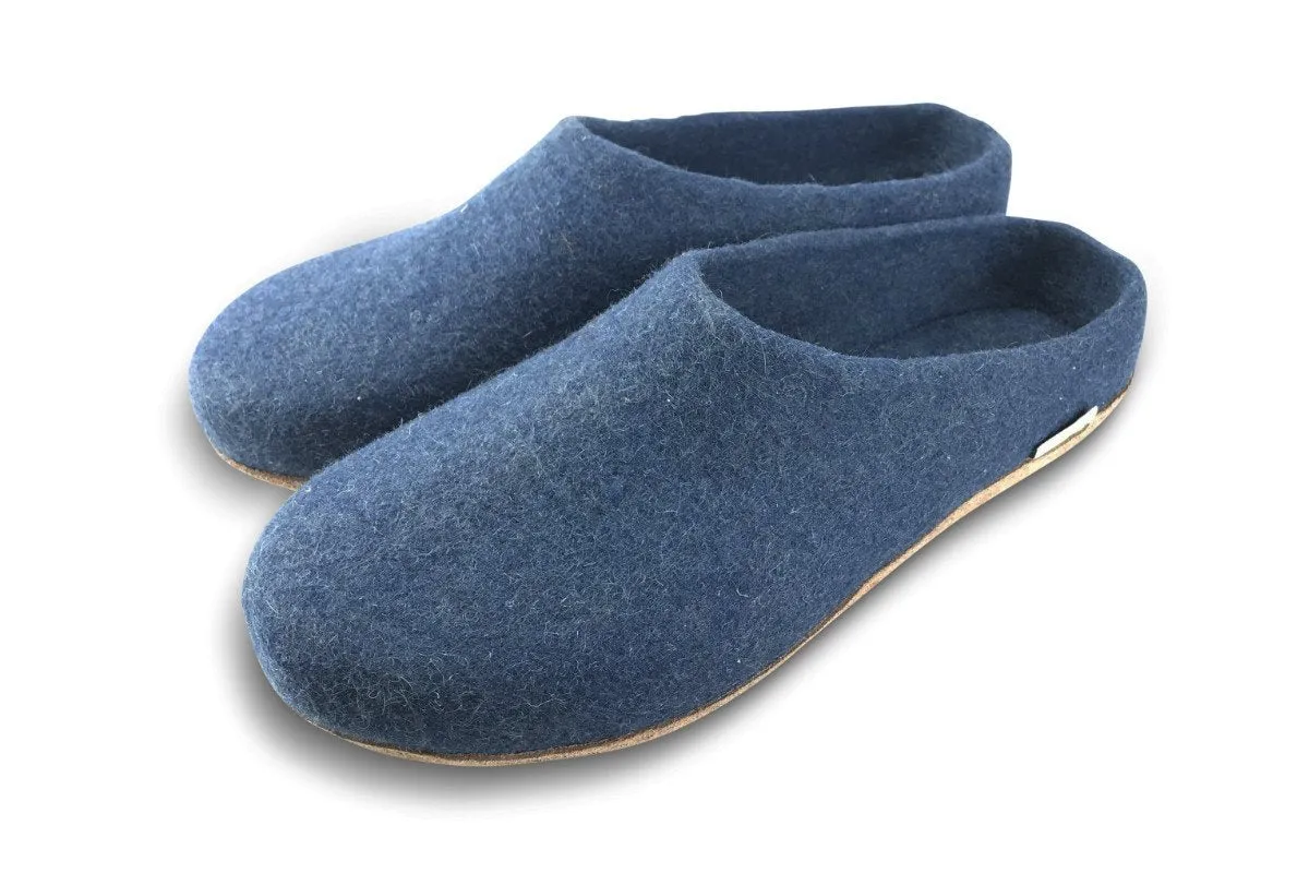 Kyrgies All Natural Molded Sole - Low Back - Heathered Navy Men's