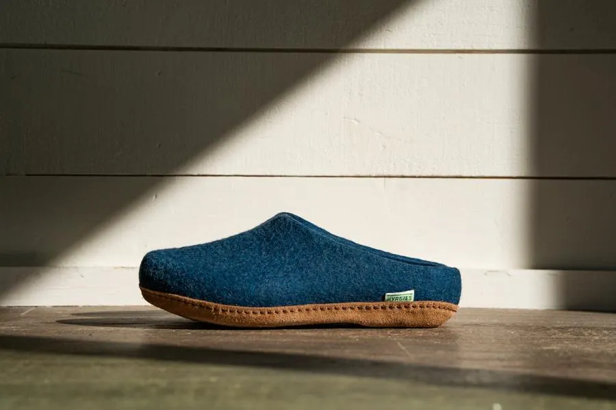 Kyrgies All Natural Molded Sole - Low Back - Heathered Navy Men's