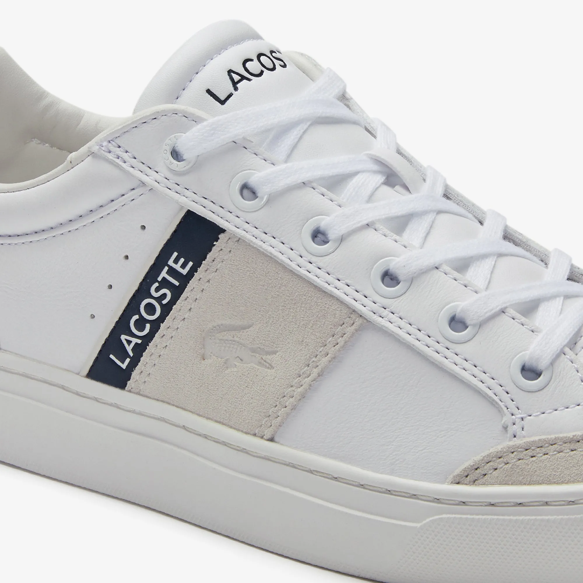 Lacoste Courtline 0120 1 Cfa Sneakers - White/Navy/Red