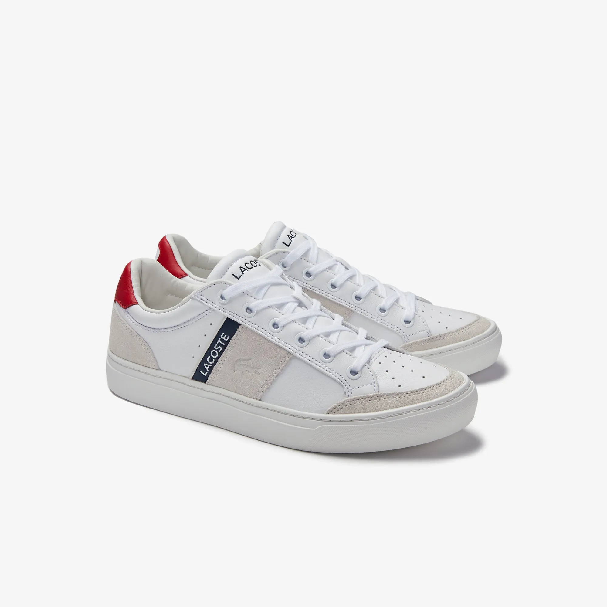 Lacoste Courtline 0120 1 Cfa Sneakers - White/Navy/Red