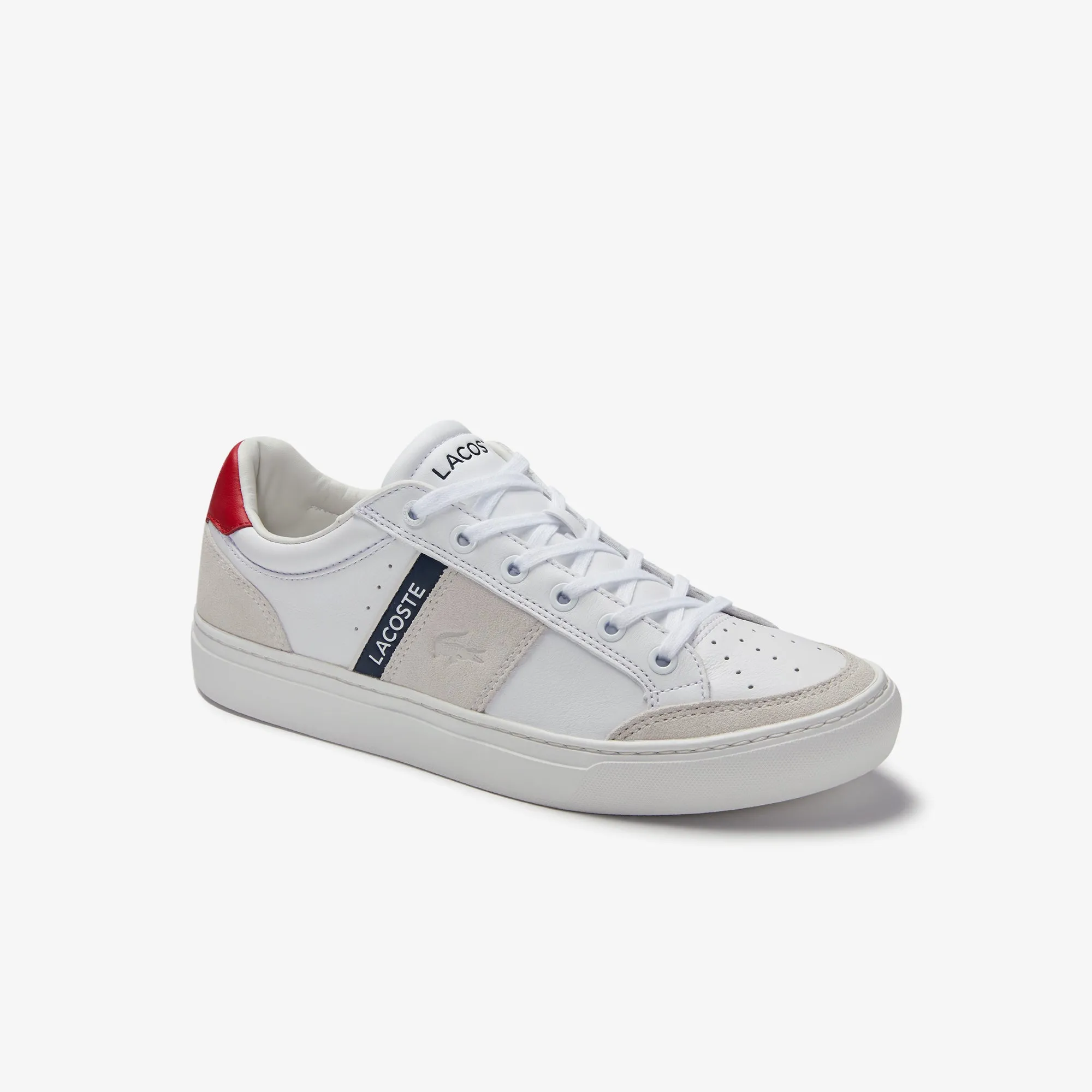 Lacoste Courtline 0120 1 Cfa Sneakers - White/Navy/Red