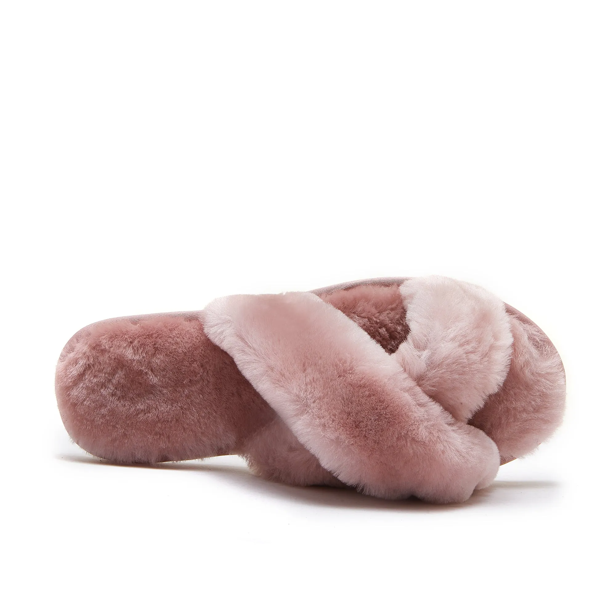 Luna - Premium Sheepskin Crossover Women's Slippers