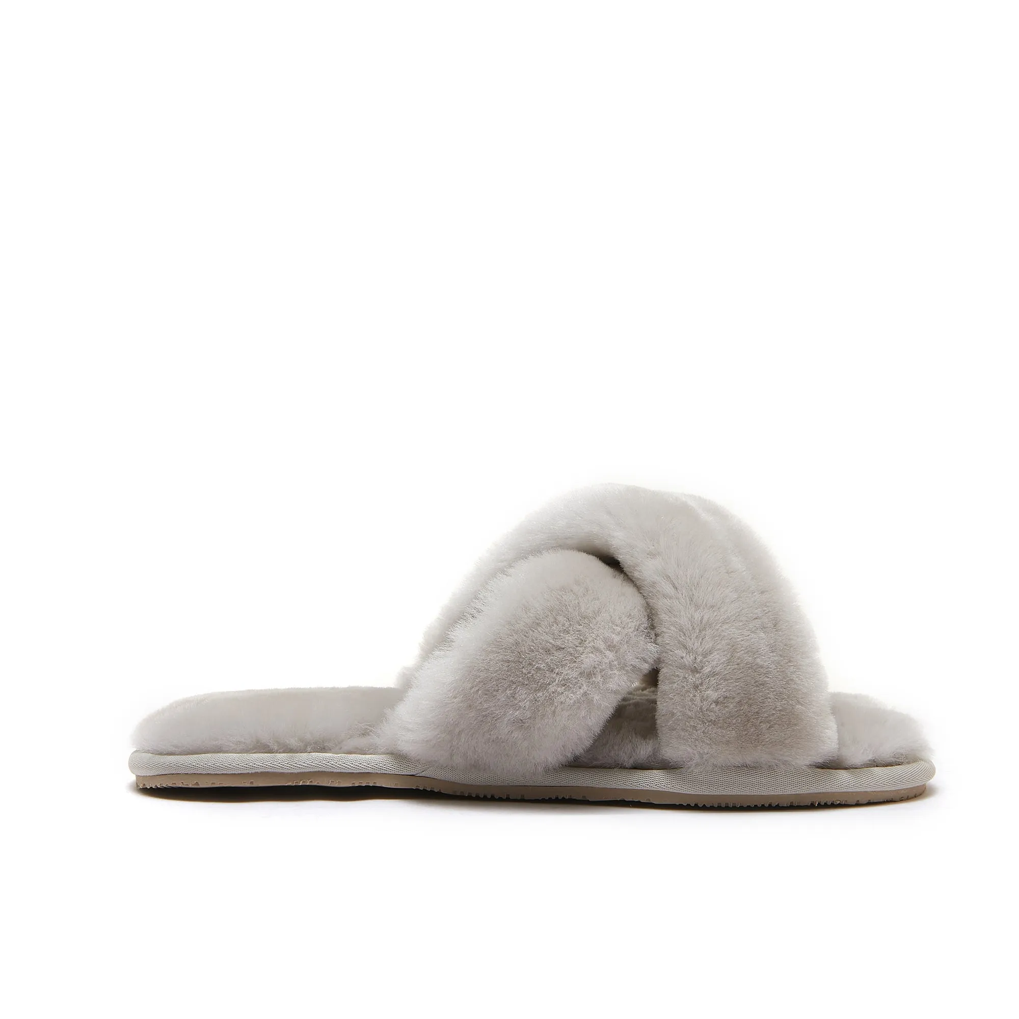 Luna - Premium Sheepskin Crossover Women's Slippers