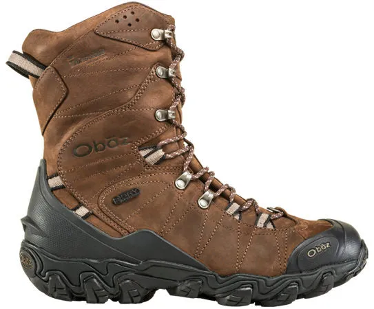 Insulated Mens Bridger 10 Boots in Brick Brown for Cold Weather