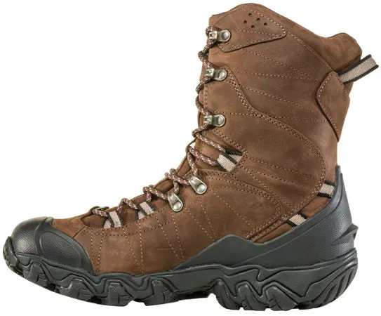 Insulated Mens Bridger 10 Boots in Brick Brown for Cold Weather