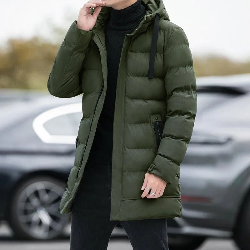 Men's Hooded Cotton Jacket Winter