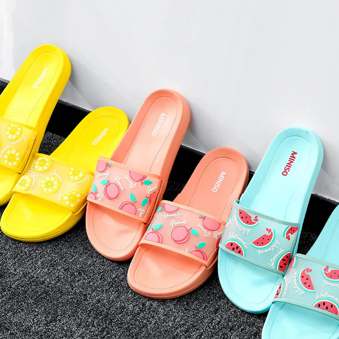 Miniso Fruit Series - Women's Comfortable Slippers, Random Colour