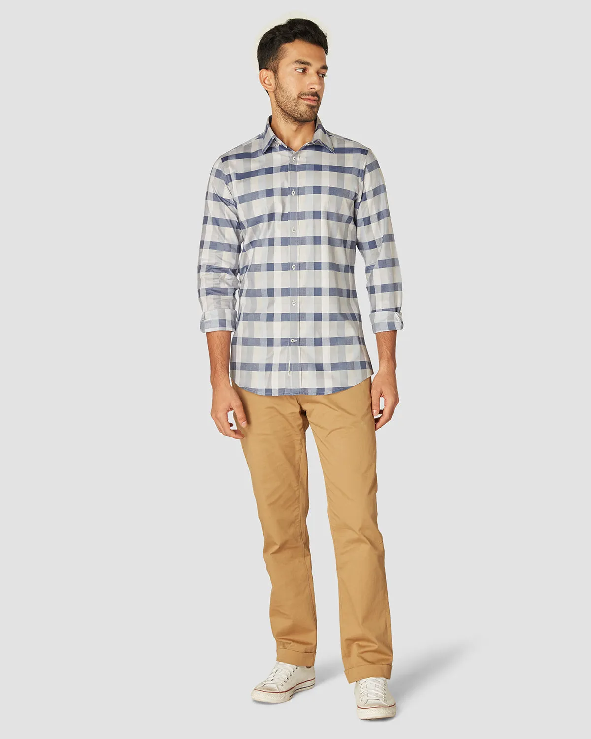 Monti Grey Matter Checked Shirt