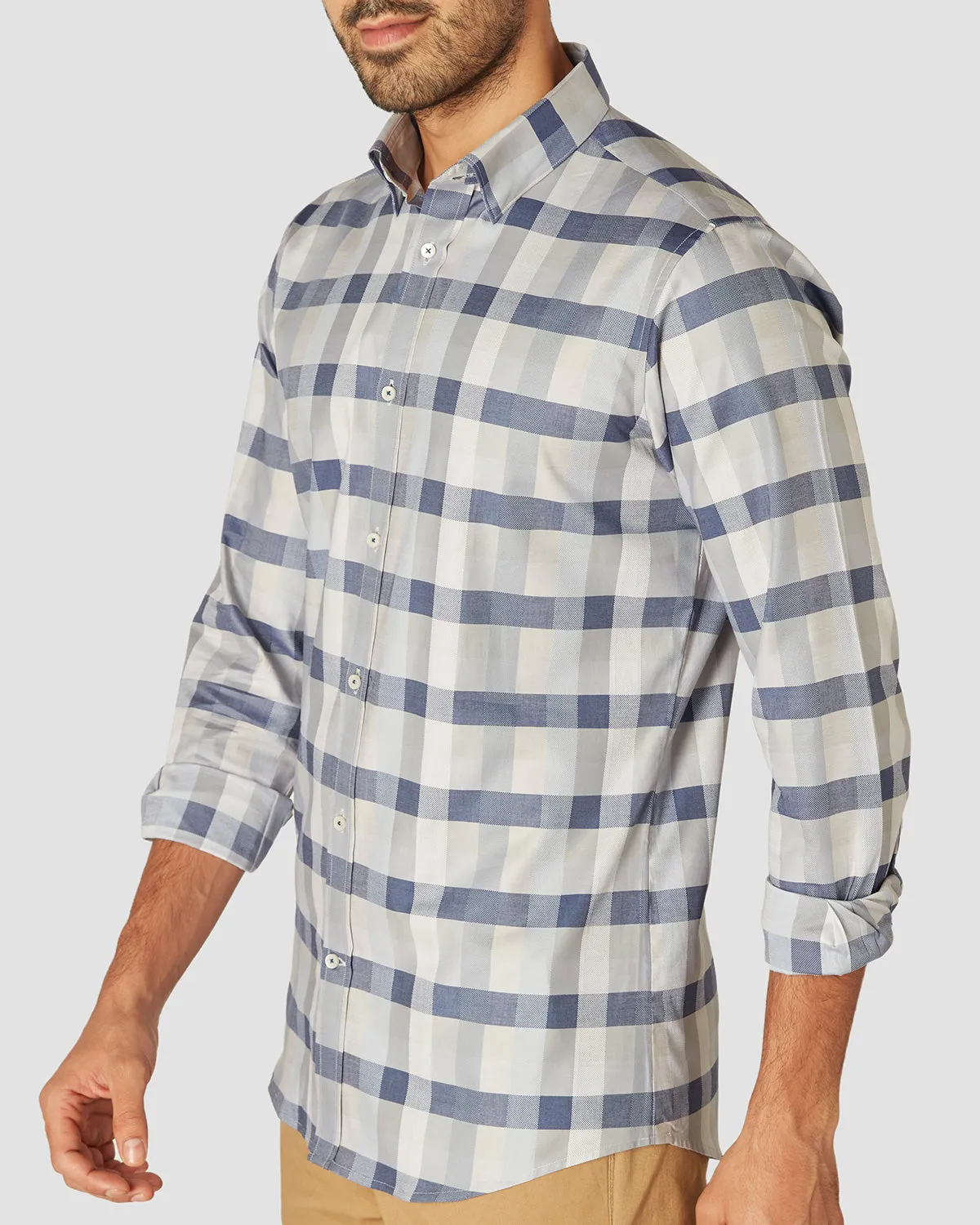 Monti Grey Matter Checked Shirt