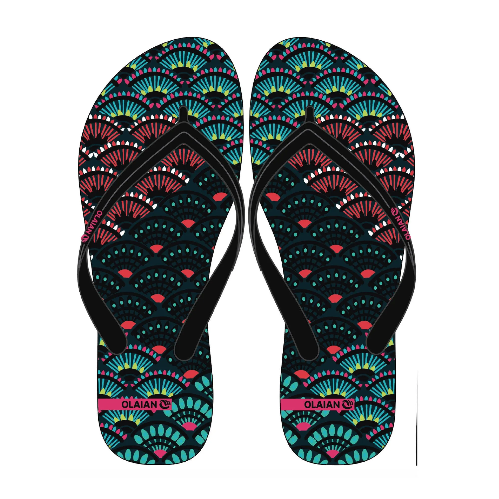 Olaian 120, Beach Flip-Flops, Women's